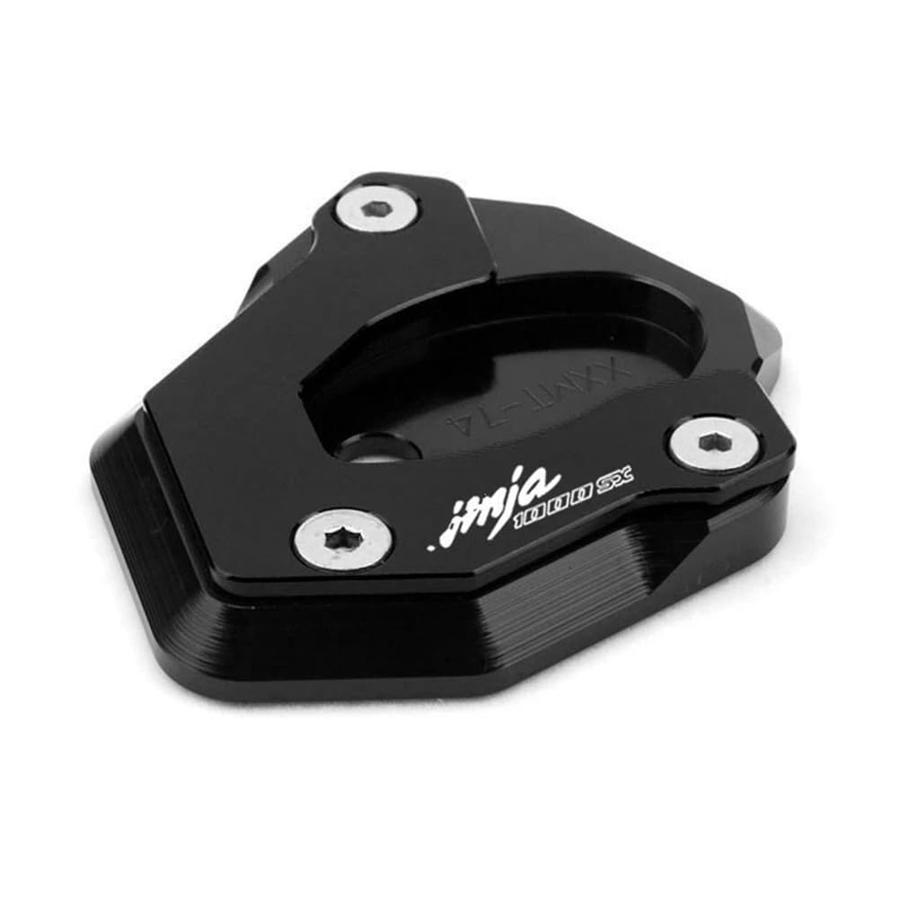 FJHEBIOUB Motorrad-Seitenständerpolster Für KA&WA&SA&KI Z1000SX Z 1000SX 2011-2021 Ninja 1000SX 2020-2023 Motorrad Kickstand Fuß Seite Ständer Verlängerung Pad(B-Black) von FJHEBIOUB