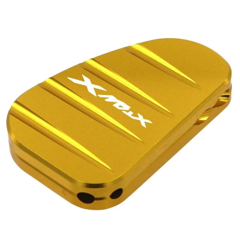 FJHEBIOUB Motorrad-Seitenständerpolster Für Y&AMAHA Xmax X-MAX 250 300 XMAX300 Motorrad Zubehör Seite Stehen Verlängerung Enlarger Pad(B Gold) von FJHEBIOUB