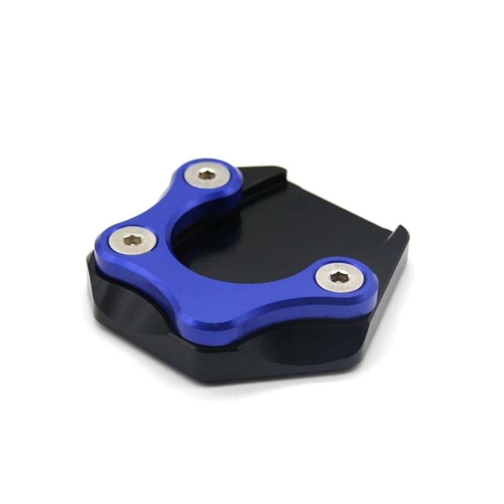 FJHEBIOUB Motorrad-Ständer-Verlängerungsauflage Für Suzuki GSR750 GSR 750 2011-2016 Motorrad Kickstand Fuß Seitenständer Verlängerung Pad Stützplatte(Blue) von FJHEBIOUB