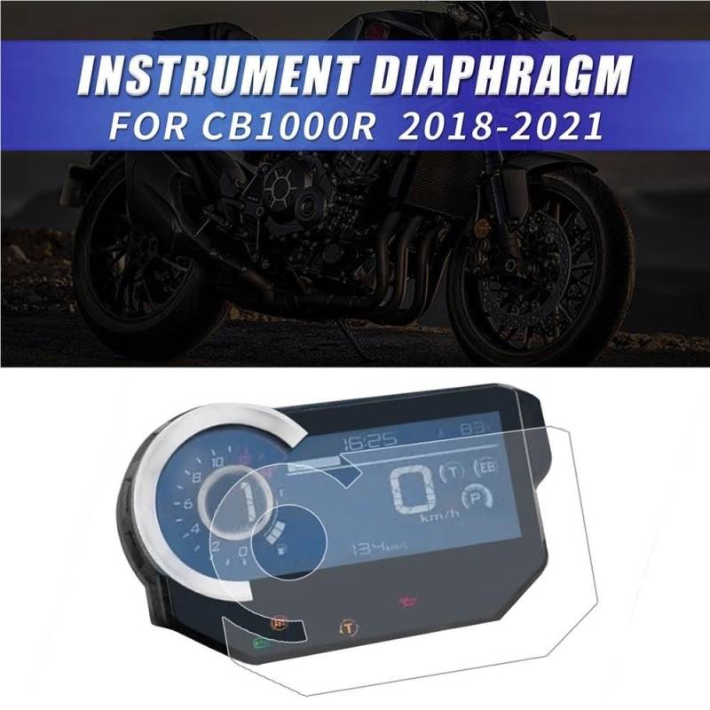 FJHEBIOUB Motorrad Tacho Schutzfolie Für H&ONDA CB1000R CB 1000R CB 1000 R 2018 2019 2020 2021 Motorrad Instrument Film Screen Protector(1 pcs) von FJHEBIOUB