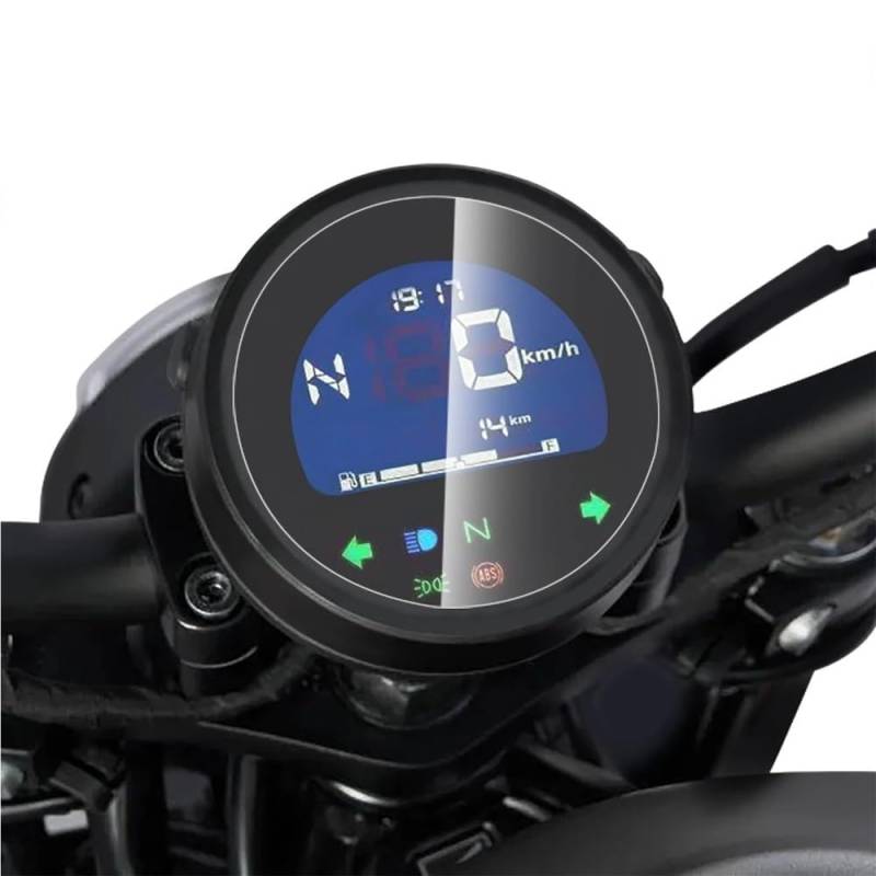 FJHEBIOUB Motorrad Tacho Schutzfolie Für H&ONDA Rebel 500 CMX500 CMX300 Rebel 300 2020-2022 CL300 CL500 2023+ Instrument Cluster Kratzschutzfolie(1 pcs) von FJHEBIOUB