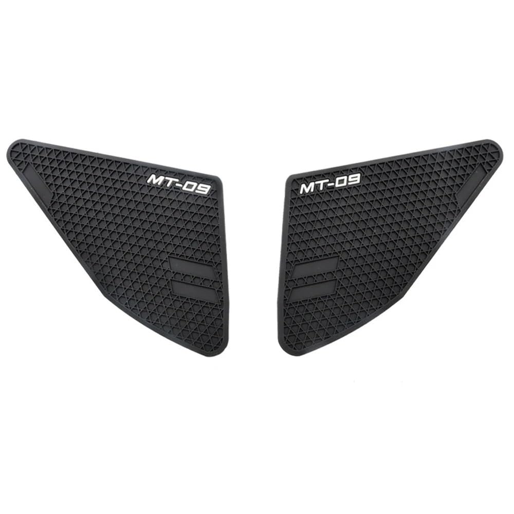 FJHEBIOUB Motorrad Tank Aufkleber Für Y&AMAHA MT-09 MT09 2021 2022 Motorrad Nicht-Slip Seite Kraftstoff Tank Pad Aufkleber wasserdichte Gummi Aufkleber(1 Pair) von FJHEBIOUB