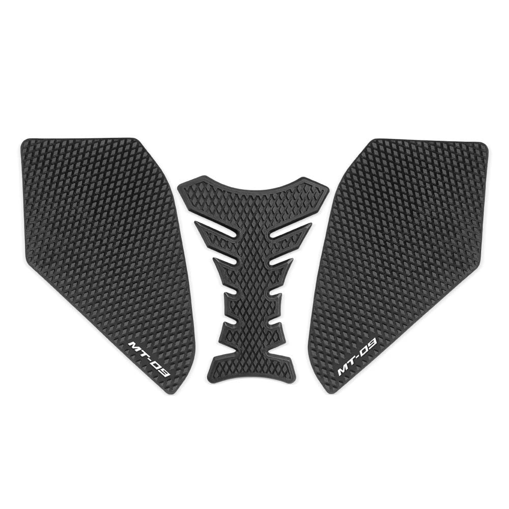 FJHEBIOUB Motorrad Tank Aufkleber Für Y&AMAHA Mt 09 MT09 MT-09 MT 09 2024 Motorrad Zubehör Tank Traction Pad Tank Pad Schutz Aufkleber Aufkleber von FJHEBIOUB