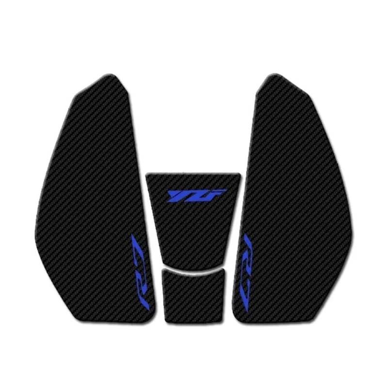 FJHEBIOUB Motorrad Tank Aufkleber Für Y&AMAHA YZF R7 2022 Motorrad-Kraftstofftank-Pads(Blue) von FJHEBIOUB