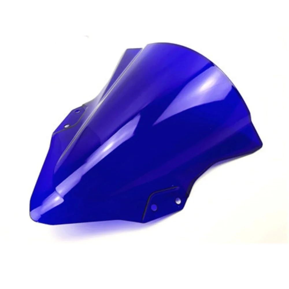 FJHEBIOUB Motorrad Windschutzscheibe Für Ka&wa&sa&ki Ninja400 Ninja 250 400 EX400 2018-2024 Motorrad Zubehör Windschutzscheibe Bildschirm(Blue) von FJHEBIOUB