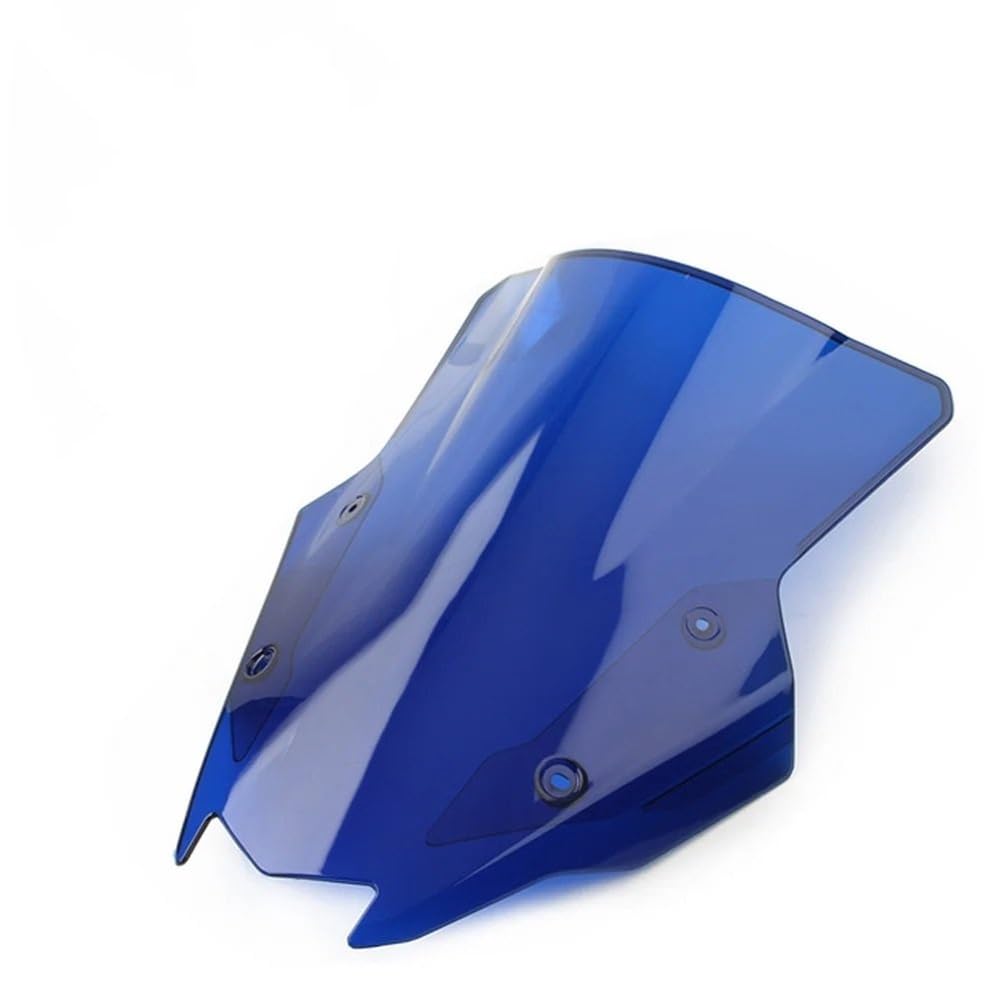 FJHEBIOUB Motorrad Windschutzscheibe Für Ka&wa&sa&ki Z1000SX Z 1000 SX Ninja 1000SX 2020 2021 2022 Motorrad Zubehör Double Bubble Windschutzscheibe Verkleidung(Blue) von FJHEBIOUB