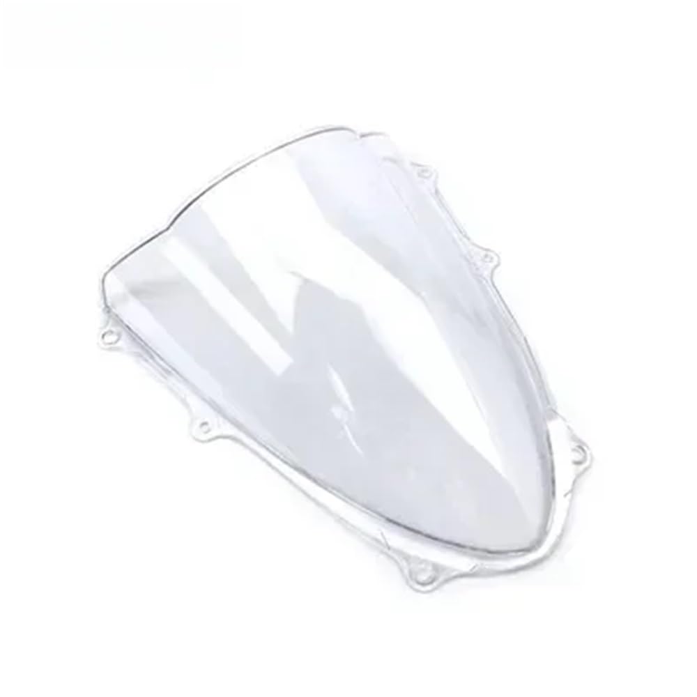 FJHEBIOUB Motorrad Windschutzscheibe Für Suzuki GSXR 1000 R GSX-R1000 K9 2009-2016 Motorrad Double Bubble Windschutzscheibe(Transparent) von FJHEBIOUB