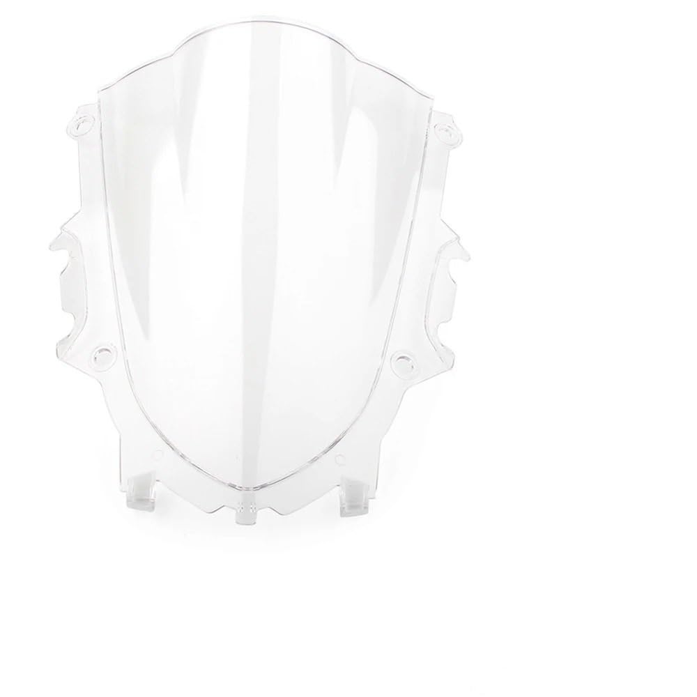 FJHEBIOUB Motorrad Windschutzscheibe Für Y&AMAHA YZF-R3 R3 2019 2020 2021 2022 2023 Motorrad Windschutzscheibe Windschutz Double Bubble ABS Windabweiser(Clear) von FJHEBIOUB