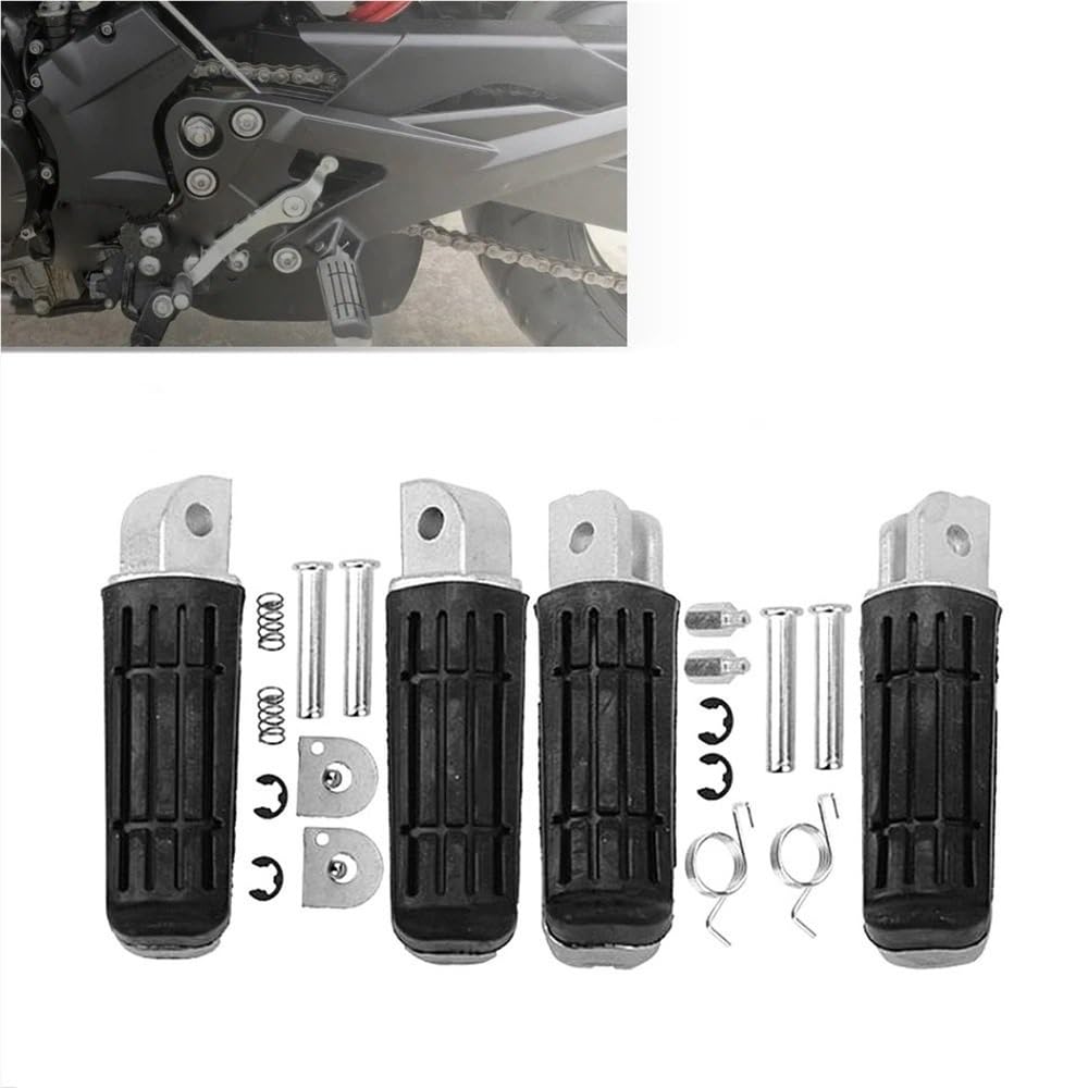 FJHEBIOUB Motorradpedal Für Y&AMAHA XJ6 FZ6 MT09 MT07 FZ8 FZ1 FZ400 FZ600 XJ600 XJ900 TDM850 T Motorrad Vorne Hinten Fußstützen(Front RearFoot Pegs) von FJHEBIOUB