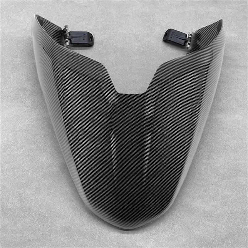 FJHEBIOUB Soziusabdeckung Sitzkappe Verkleidung Für Ducati Monster 821 797 1200 2017-2022 Motorrad-Rücksitzbezug-Verkleidung(Carbon Fiber Look) von FJHEBIOUB