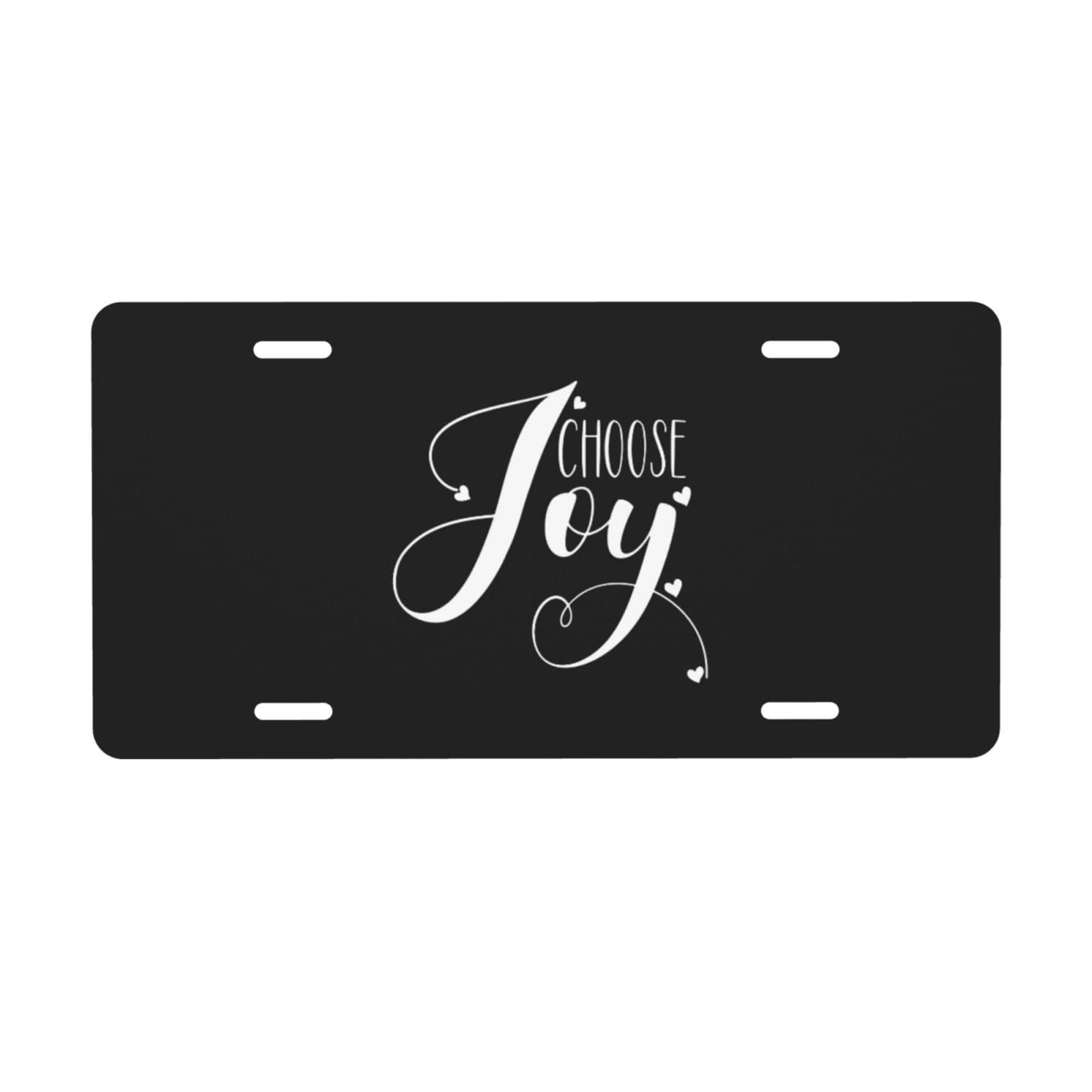 Choose Joy Nummernschild, 15,2 x 30,5 cm, Auto-Kennzeichen zur Dekoration vorne aus Aluminiummetall für Auto, LKW oder SUV von FJQWKLF