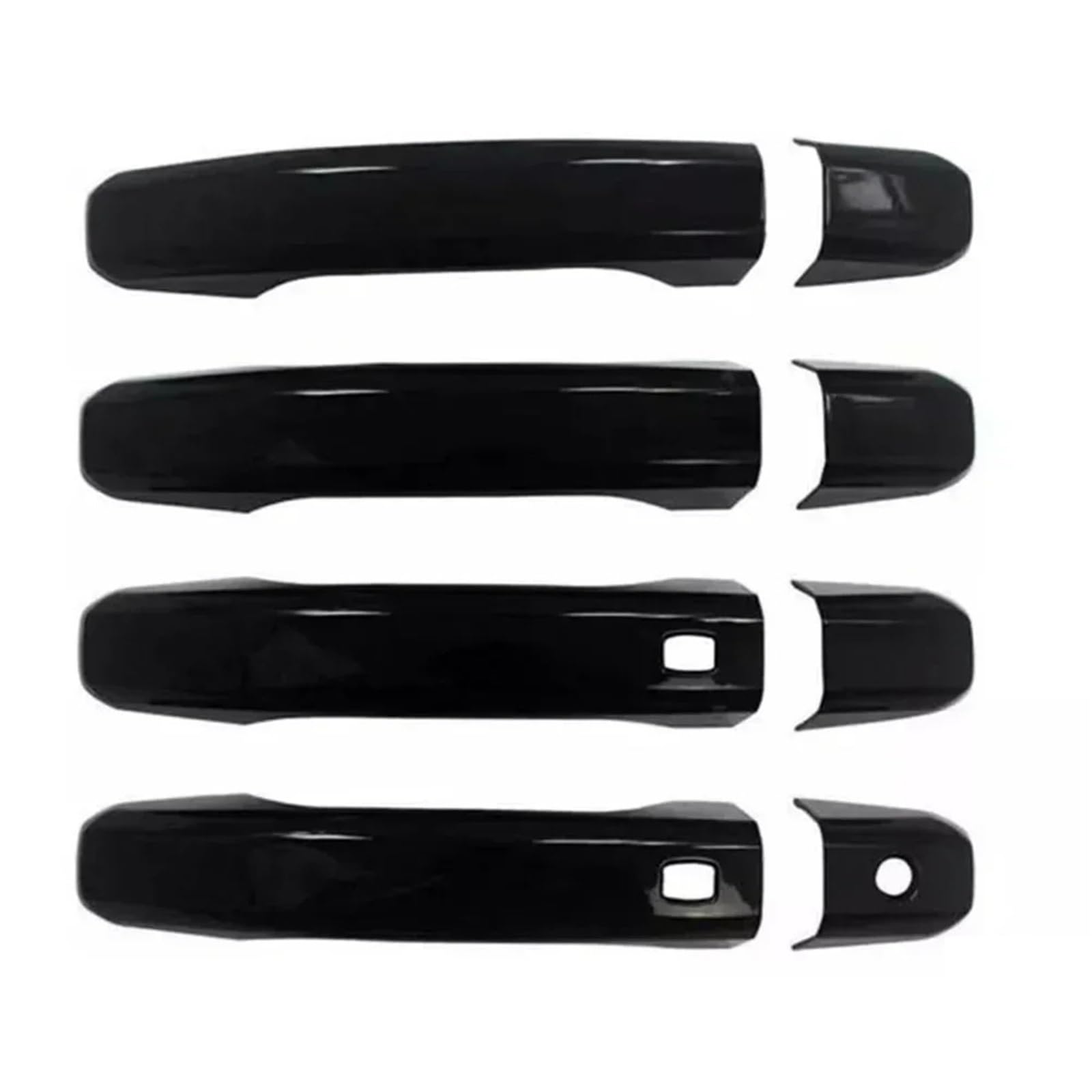 FJXYGhhD [Replacement] 4Pcs Auto Außentür Griffe for Chevrolet for Silverado for GMC for Sierra 14-19 Glanz Schwarz Außerhalb tür Griff Abdeckung Trim von FJXYGhhD