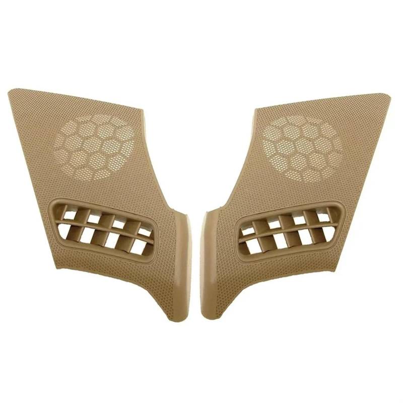 FJXYGhhD [Replacement] Paar Lautsprecherabdeckung Links/rechts 2106800539 for Mercedes-Benz for E-Klasse W210 96–03, Kunststoff, beige, Lautsprecherabdeckung, Auto-Innenteile von FJXYGhhD