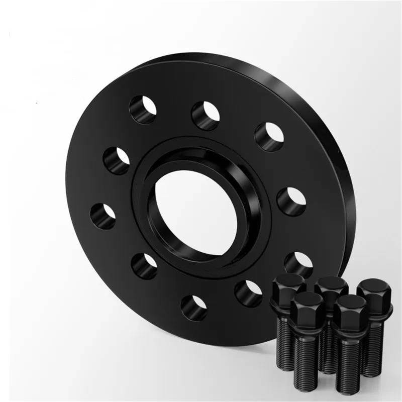 Langlebiges Zubehör 2 STK. 15/20 Mm 5 X 112 Autozubehör-Radabstandshalter-Adapterdichtung Für A4 A5 A6 A7 A8 S3 S4 S5 S6 S7 Q3 Q5 RS4 RS5 RS6 Q7(Black 15mm) von FKHBZM