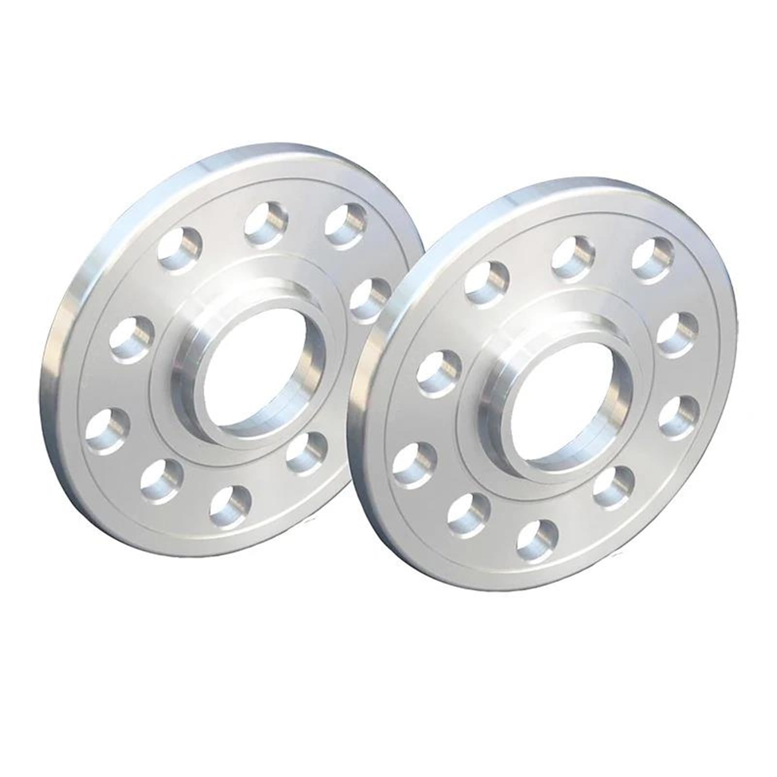 Langlebiges Zubehör 5 * 100/5 * 112 Auto Rad Erweiterung Reifen Hub Adpater Dichtung Rad Spacer Für CC Für Golf Für Passat Für Jetta Für Polo(15mm silver) von FKHBZM