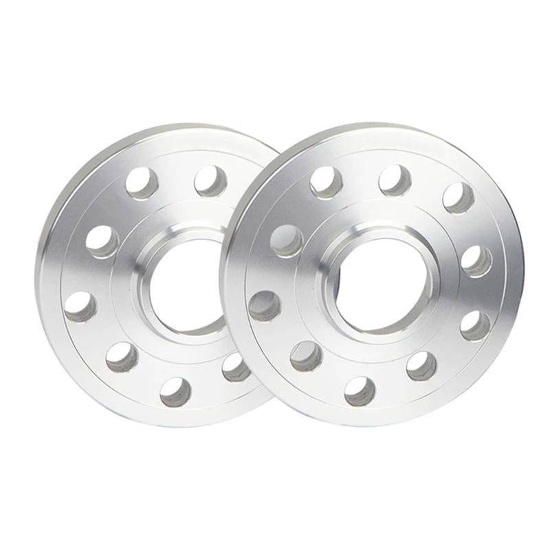 Langlebiges Zubehör 5 * 100/5 * 112 Auto Rad Erweiterung Reifen Hub Adpater Dichtung Rad Spacer Für CC Für Golf Für Passat Für Jetta Für Polo(20mm silver) von FKHBZM