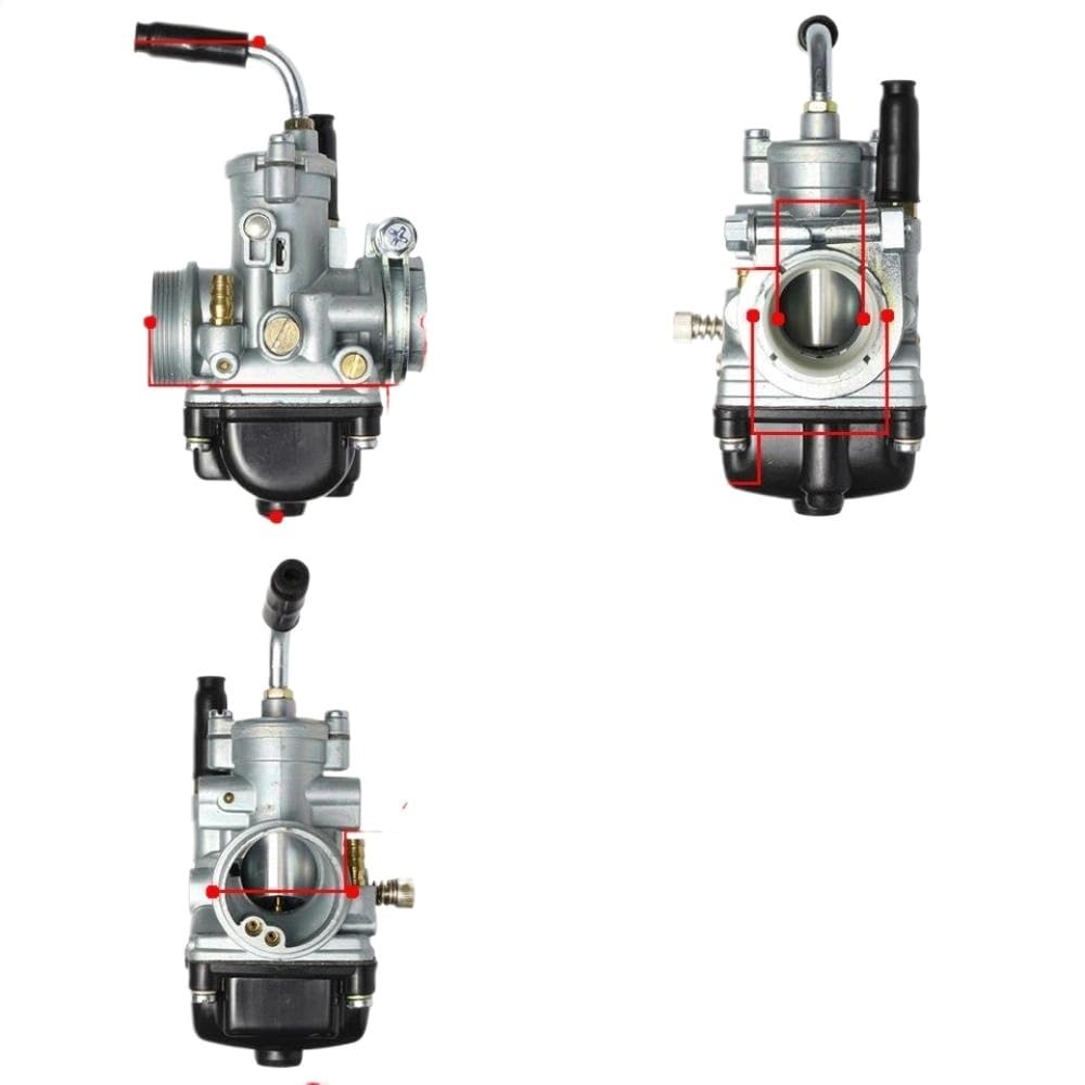 Universal 17,5 mm 19,5 mm 21mm ad 2t Vergaser für Moped -Scooter mit manuellem und mit Dellorto kompatibel(21MM-Stay Wire) von FKLGRDRD