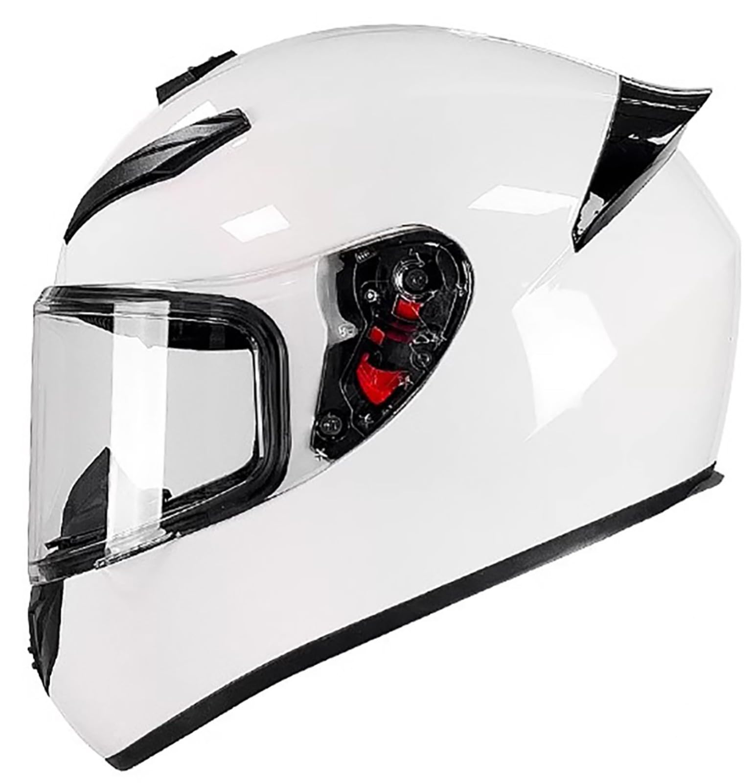 Helm Für Motorräder Full-Face Motorcycle Helmet Tragbarer Integralhelme Flip-Up Motorradhelm Zertifizierung Von DOT Schneemobilhelm E,L=57~58CM von FKPYVKUJ