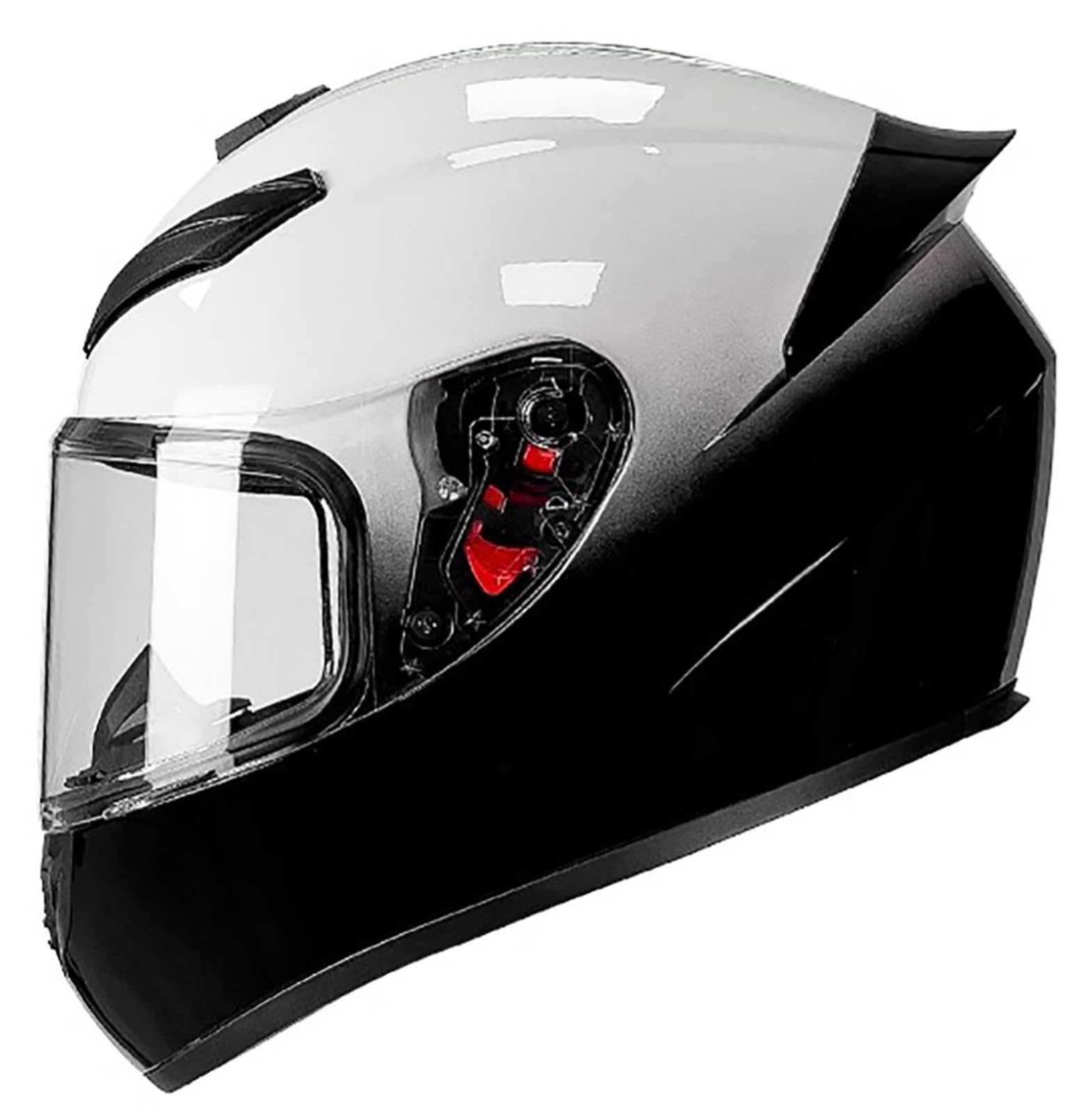 Helm Für Motorräder Full-Face Motorcycle Helmet Tragbarer Integralhelme Flip-Up Motorradhelm Zertifizierung Von DOT Schneemobilhelm F, XXXL=63~64CM von FKPYVKUJ