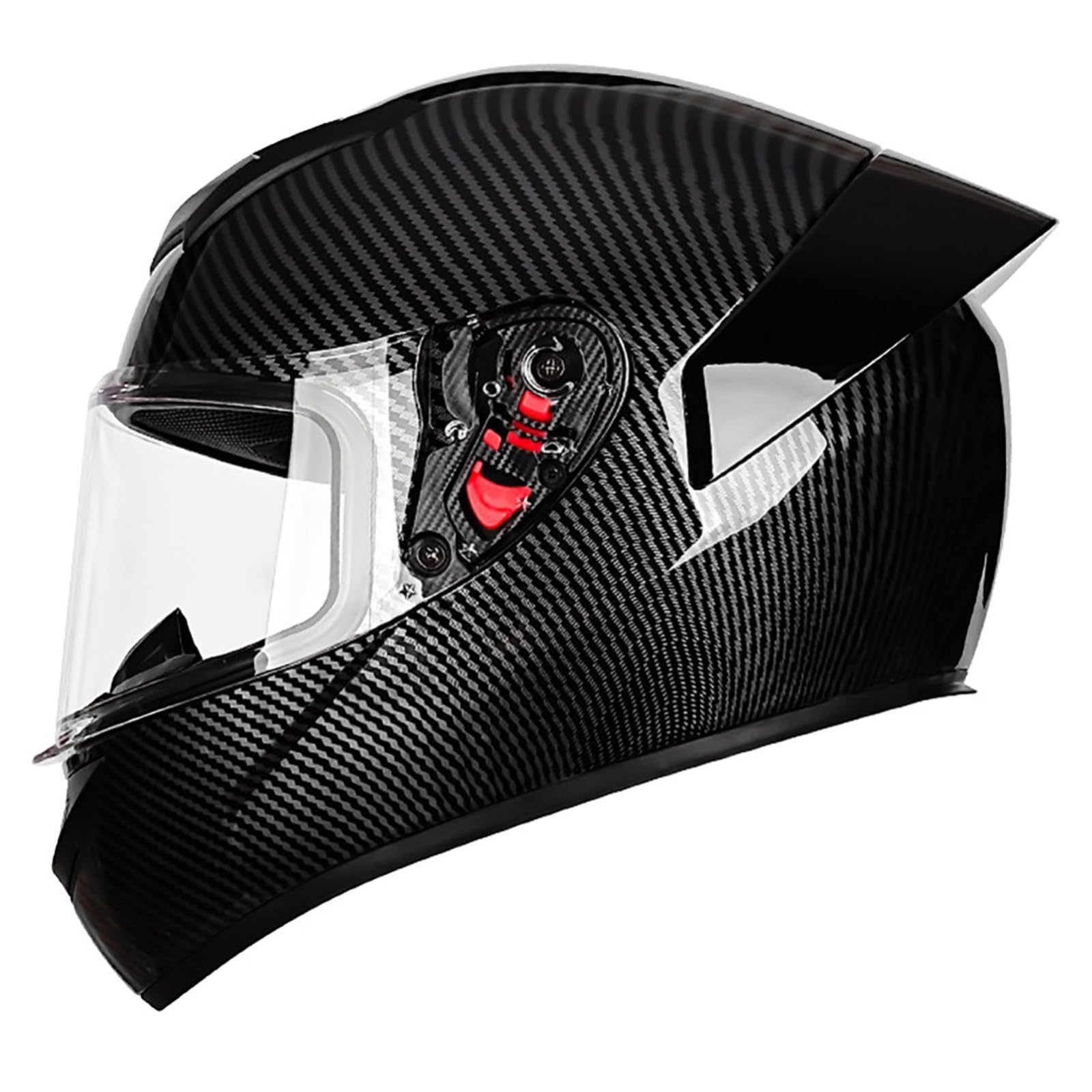 Integralhelm Für Motorradfahrer, Integralhelm Für Motorradfahrer Und Erwachsene, Unisex, ECE-Geprüft, Für Motorrad, Moped, Straßenrad, Rennhelm G, XXL(63~64CM) von FKPYVKUJ