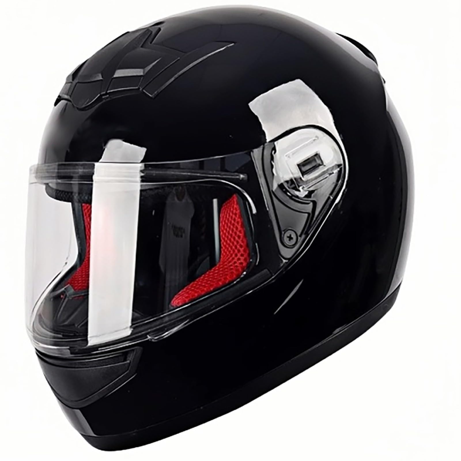 Integralhelm Für Motorradfahrer Mit Doppelvisier, Sturzhelme Für Herren Und Damen Zum Rennradfahren, Roller, Moped, ECE 2206-Geprüft C,XL/{59~60cm} von FKPYVKUJ