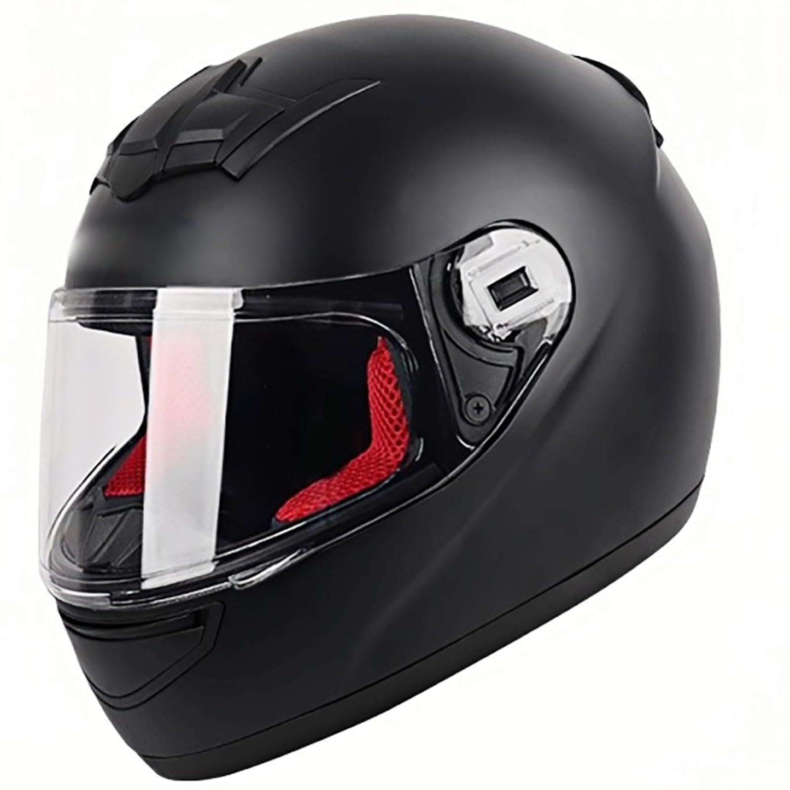 Integralhelm Für Motorradfahrer Mit Doppelvisier, Sturzhelme Für Herren Und Damen Zum Rennradfahren, Roller, Moped, ECE 2206-Geprüft F,L/{57~58cm} von FKPYVKUJ