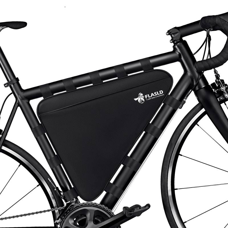 FLASLD Fireproof Elektro-Roller Batterie Hanging Bag, Ebike Batterie Tasche, Elektrofahrrad Fahrrad Satteltasche (Frame Triangle Bag-39x34x26x8cm) von FLASLD