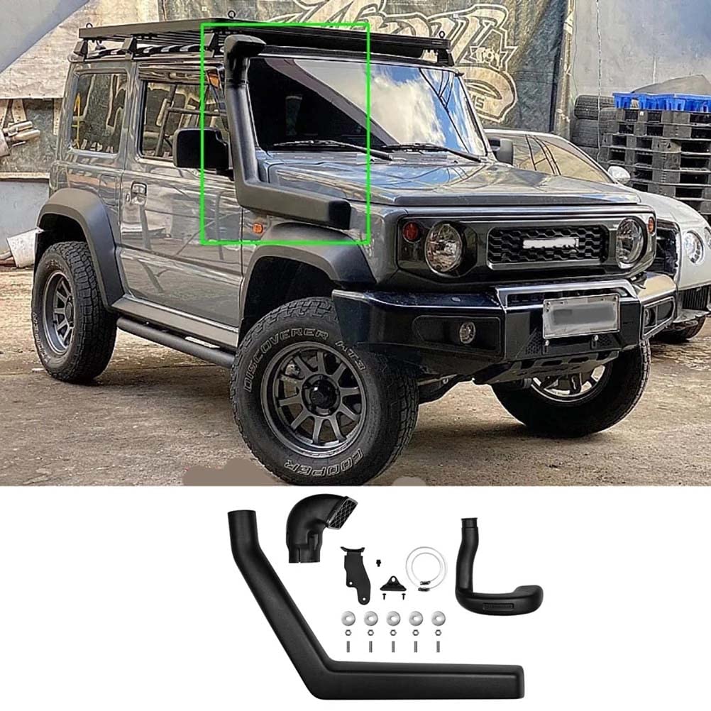 FLBTY Auto Off Road 4x4 Teile Lufteinlass Schnorchel Kit für 2019 2020 2021 Suzuki Jimny Sierra JB74W JB64 Schnorchel Zubehör von FLBTY