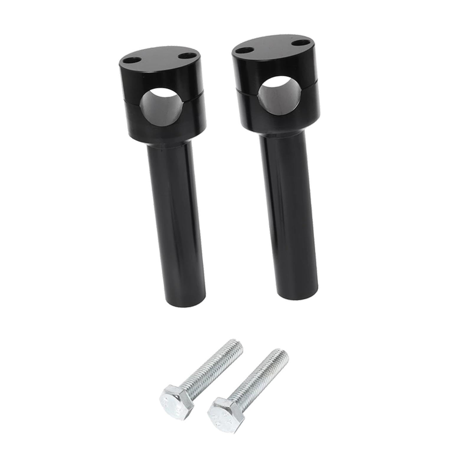 FLCPJGV Motorrad Lenker Riser Adapter 22mm Verbesserte Montageoptionen, Schwarz von FLCPJGV