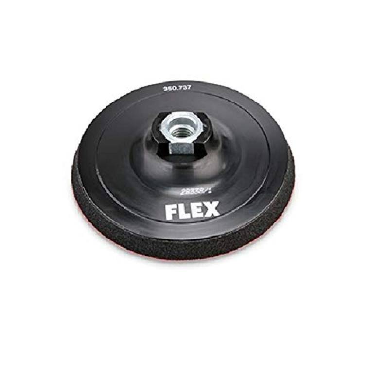 Flex Klett-Teller, gedämpft, Ø125, Schwarz von FLEX