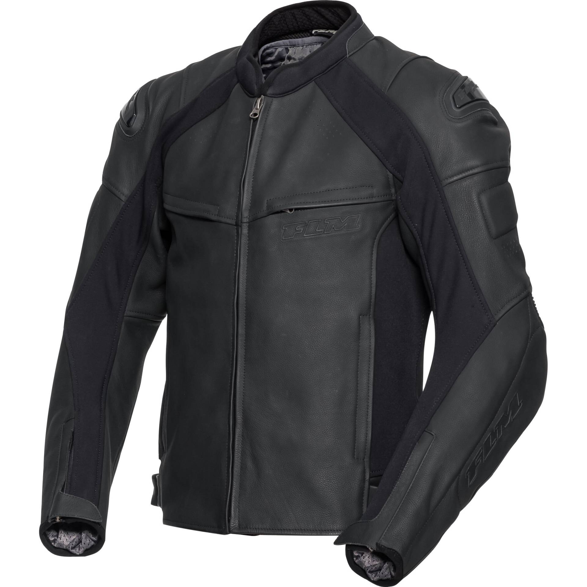 FLM Brooklands Lederkombijacke schwarz 50 Herren von FLM