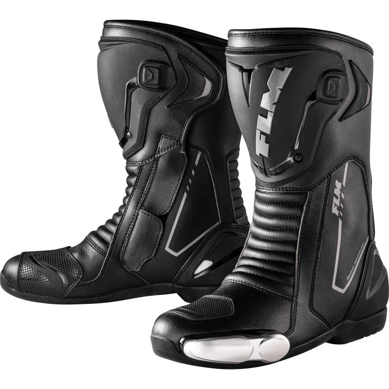 FLM Brooklands Motorradstiefel lang schwarz 40 Herren von FLM