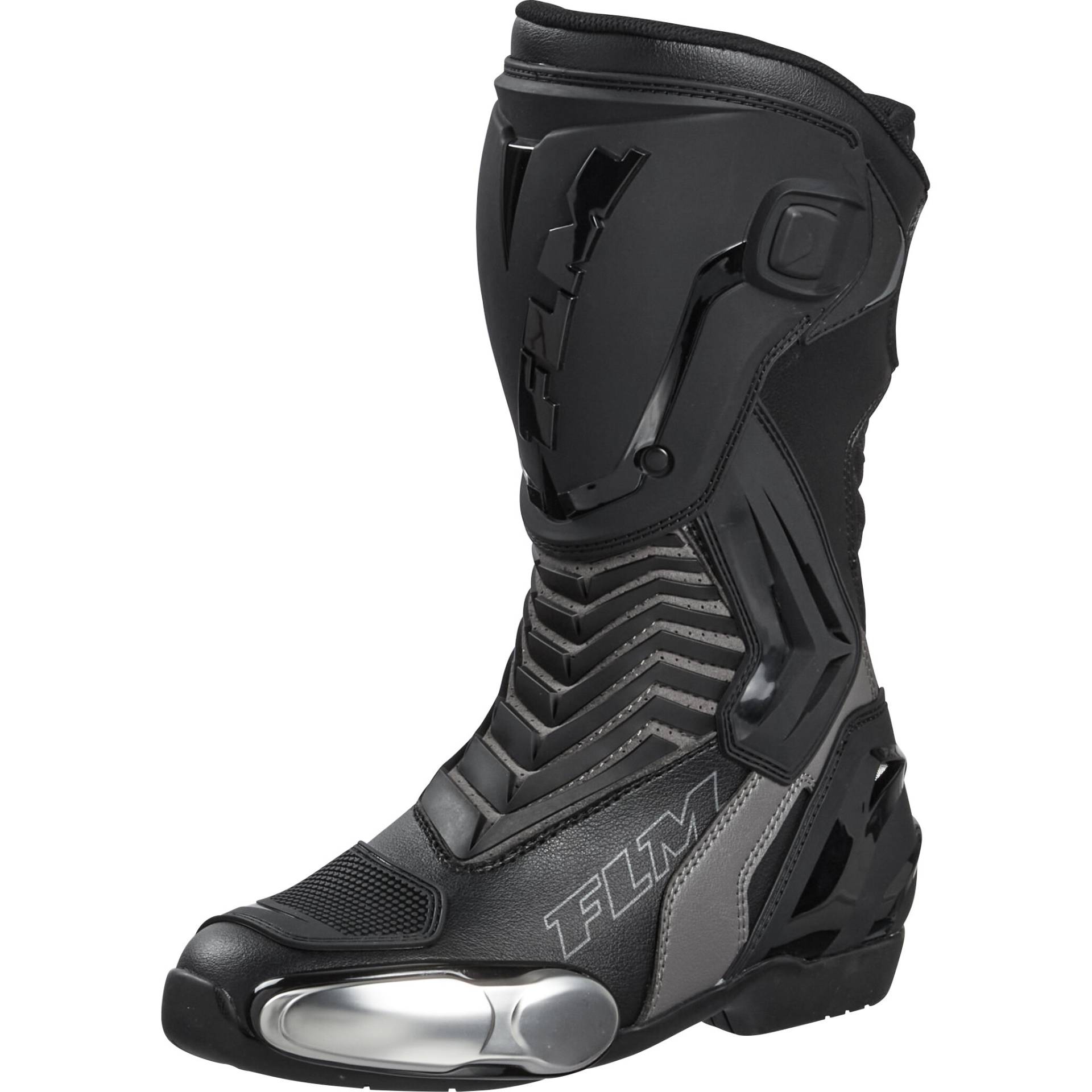 FLM Mandalika Damen Motorradstiefel lang grau 38 Damen von FLM