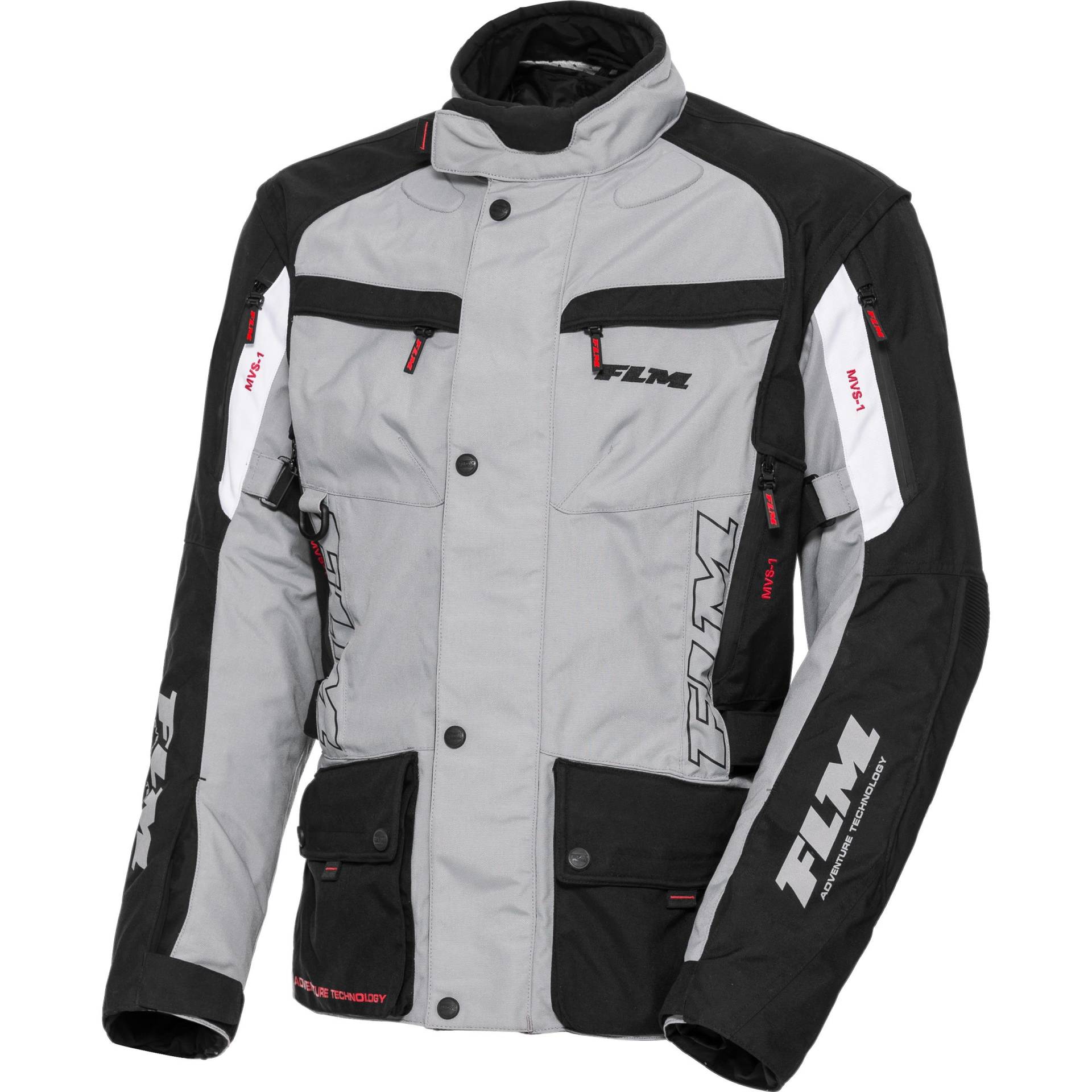 FLM Reise Textiljacke 1.0 grau S Herren von FLM