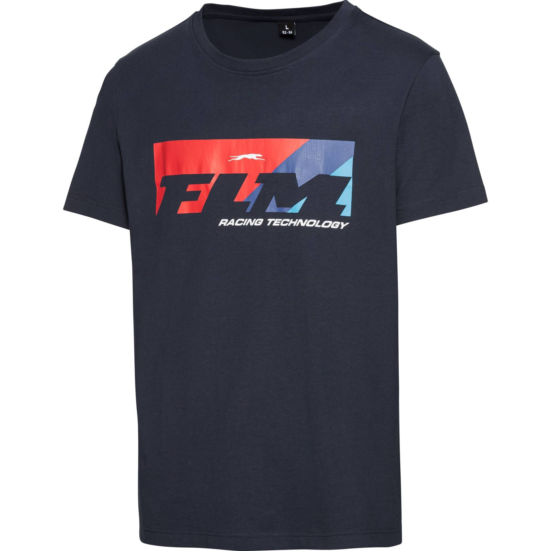 FLM T-Shirt Carl blau M Herren von FLM