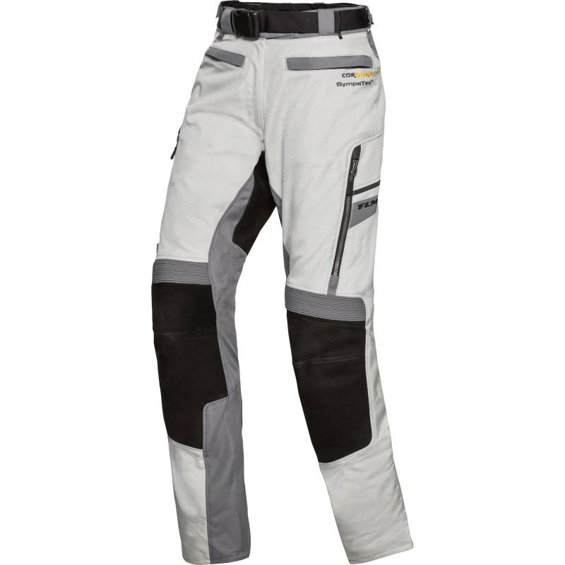 FLM Touren Damen Leder-Textilhose 4.0 grau/schwarz XS Damen von FLM