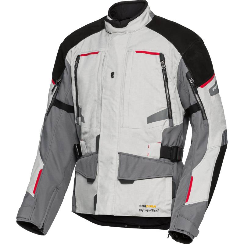 FLM Touren Leder-/Textiljacke 4.0 grau L Herren von FLM