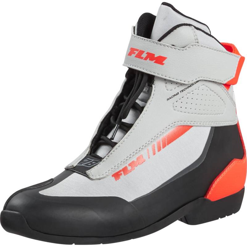 FLM Traction Damen Motorradschnürstiefel kurz grau 37 Damen von FLM