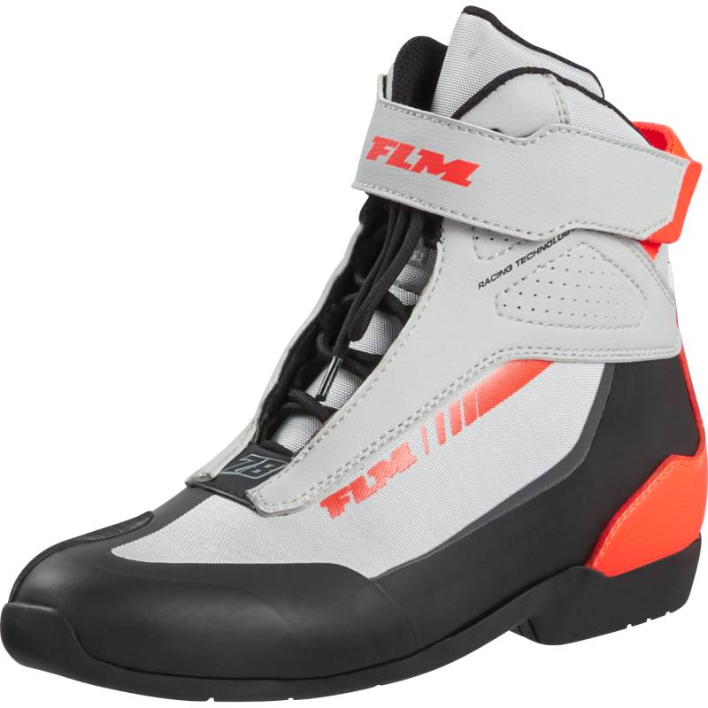 FLM Traction Damen Motorradschnürstiefel kurz grau 38 Damen von FLM