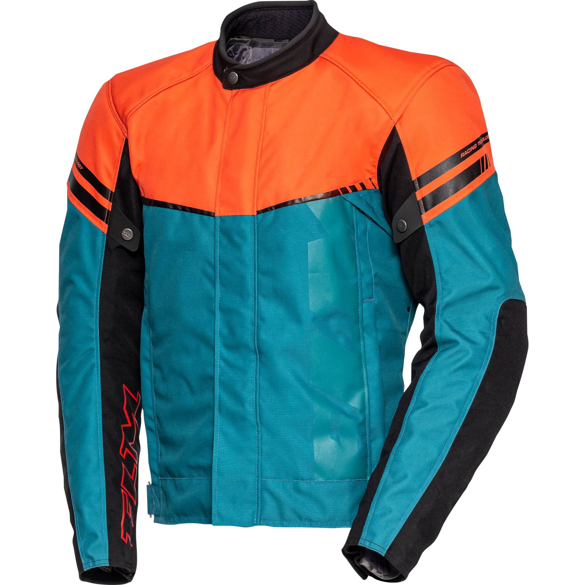 FLM Traction Textiljacke petrol/orange S Herren von FLM