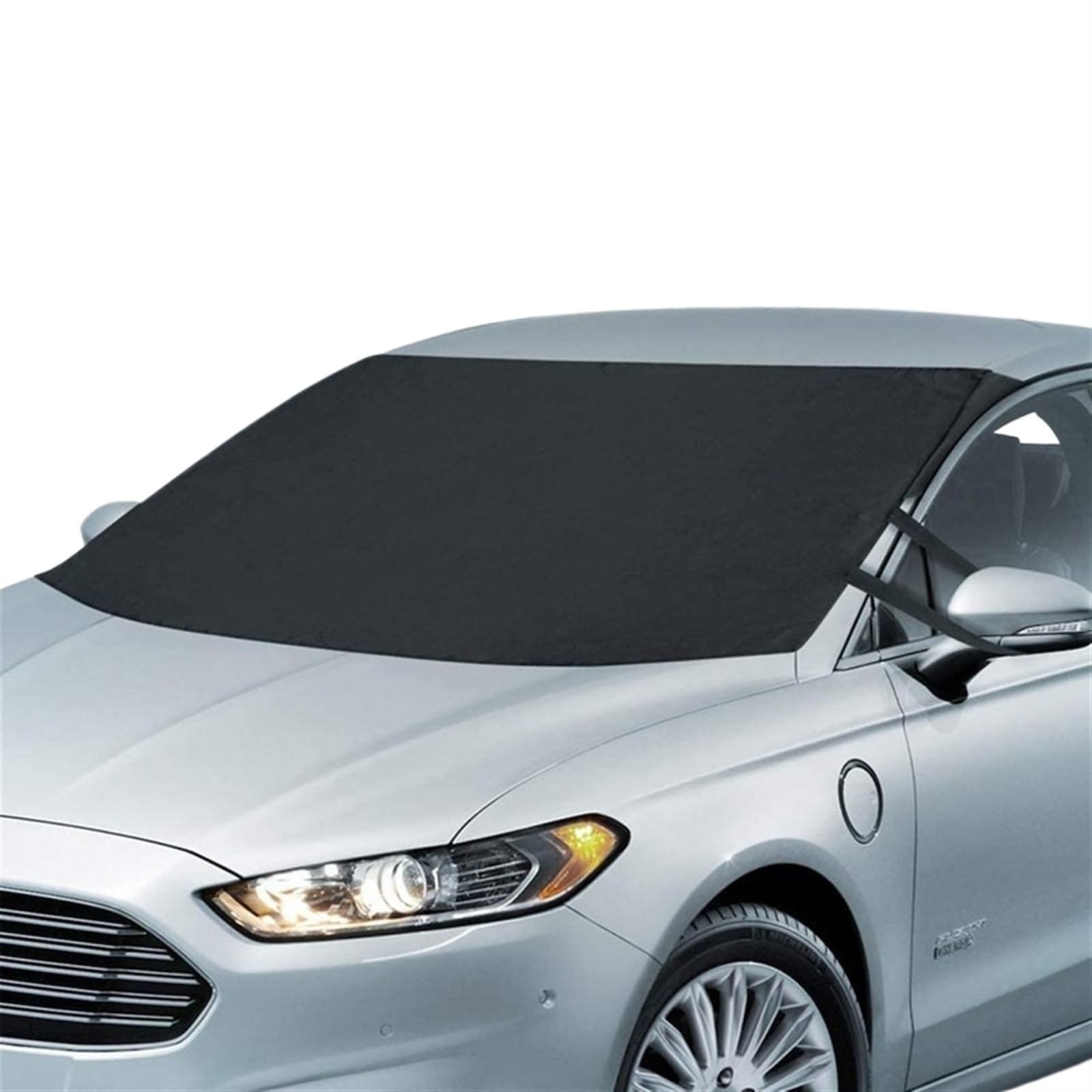 Autoscheiben Sonnenschutz, Windschutzscheibe Sonnenschutz, UV-Schutz für Sommer, Faltbares Design für Meisten Auto(Black 4) von FLOATING