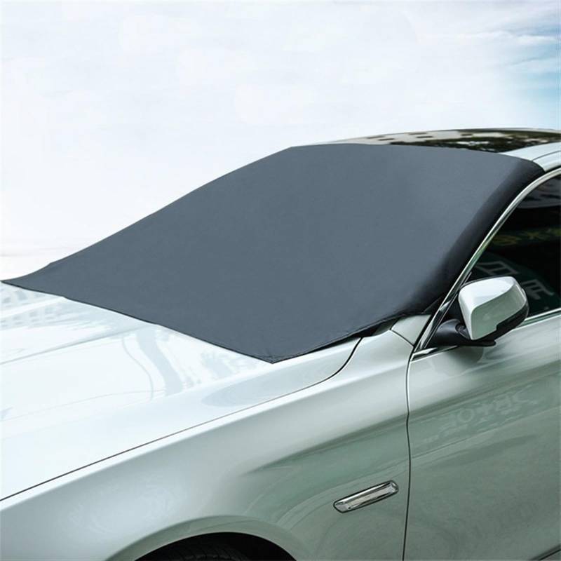 Frontscheibe Sonnenschutz, Auto Sonnenschutz Frontscheibe, Windschutz Abdeckung Sonnenschutz für Meisten Auto(Black 4) von FLOATING