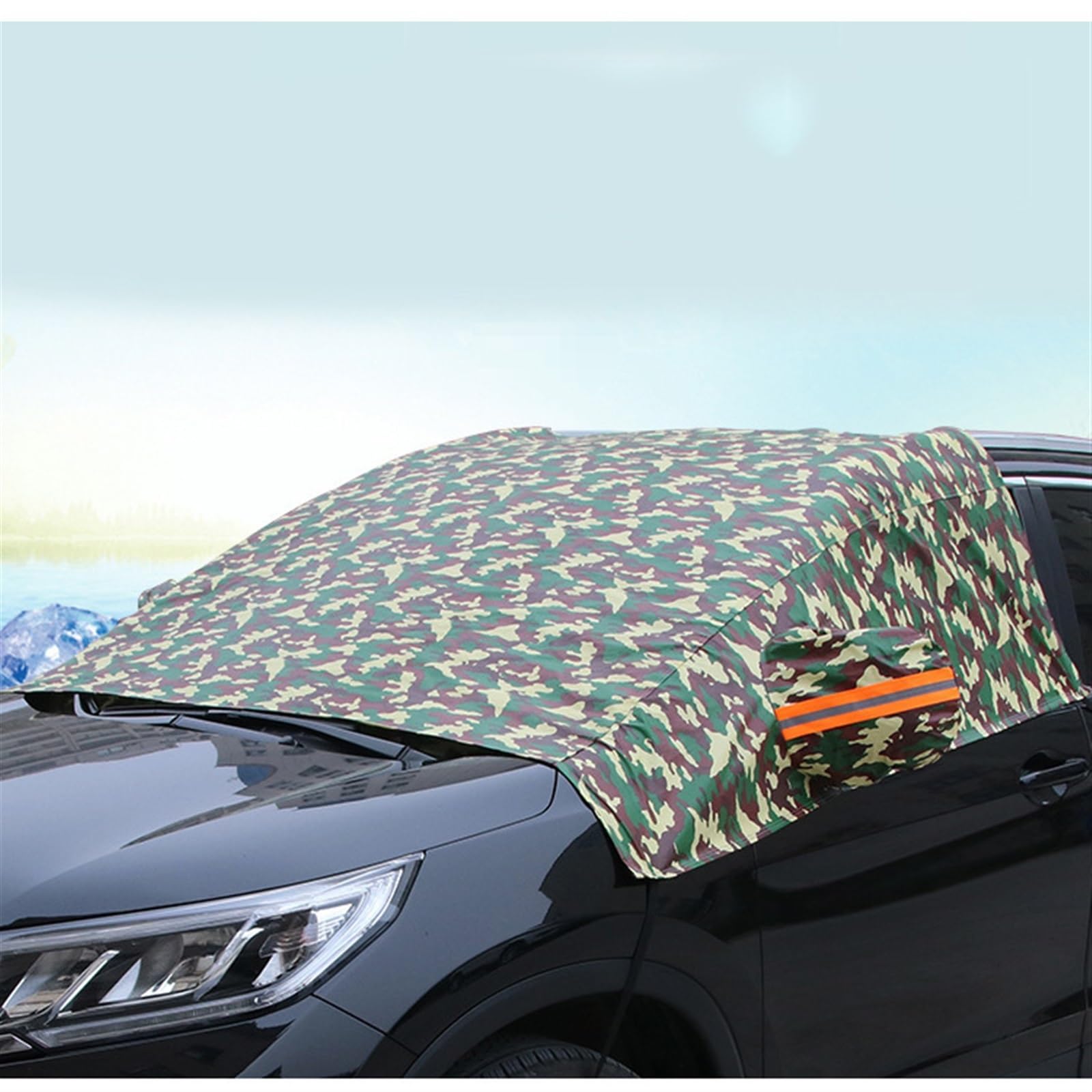 Sonnenblende Auto Frontscheibe, Ultra-Dick Windschutzscheibe Abdeckung, Sonnenschirm Abdeckung fur Meisten Auto(Green) von FLOATING