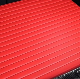 Schutzmatten Streifen Custom Style Kofferraummatten Für Mercedes W213 E-Klasse C207 C238 W211 W212 Autozubehör Kofferraumwanne(Rot) von FLORENTER