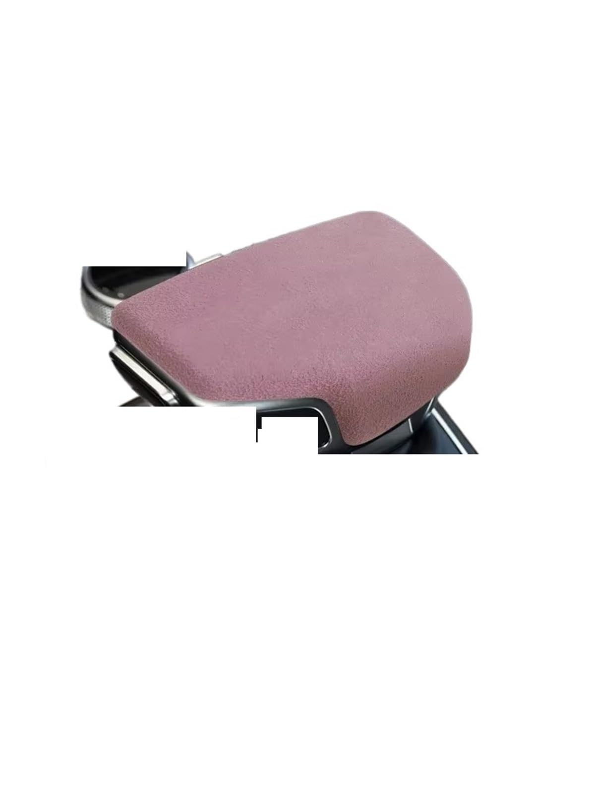 Schaltknauf Auto Innenräume Schalthebel Stick Shift Griff Knopf Abdeckung Shell Wildleder Für A4L A5 A8 Für Q5L Q6 Q7 q8 Zubehör Schalthebelknopf(Pink) von FLPLZKMNZK