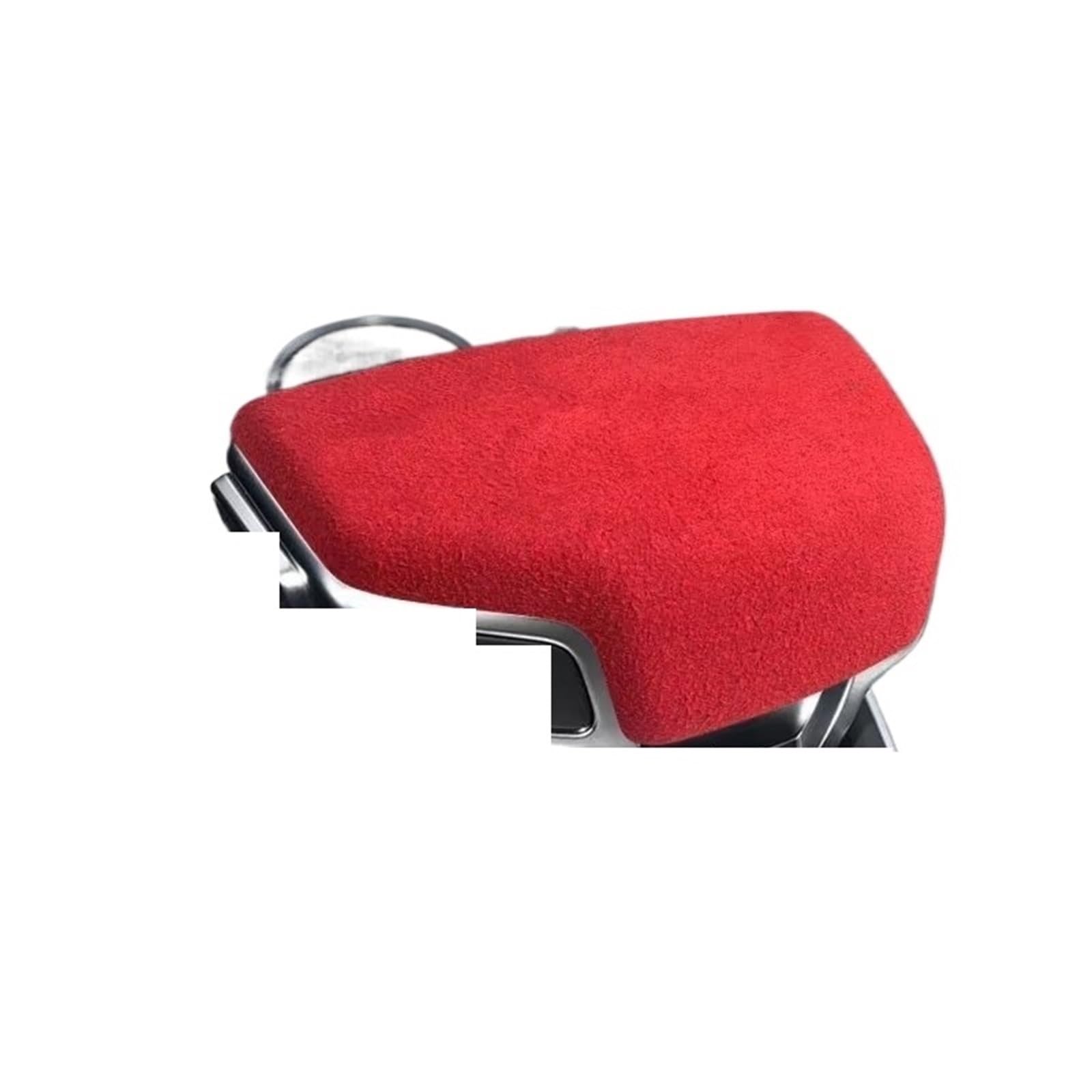 Schaltknauf Auto Innenräume Schalthebel Stick Shift Griff Knopf Abdeckung Shell Wildleder Für A4L A5 A8 Für Q5L Q6 Q7 q8 Zubehör Schalthebelknopf(Red) von FLPLZKMNZK