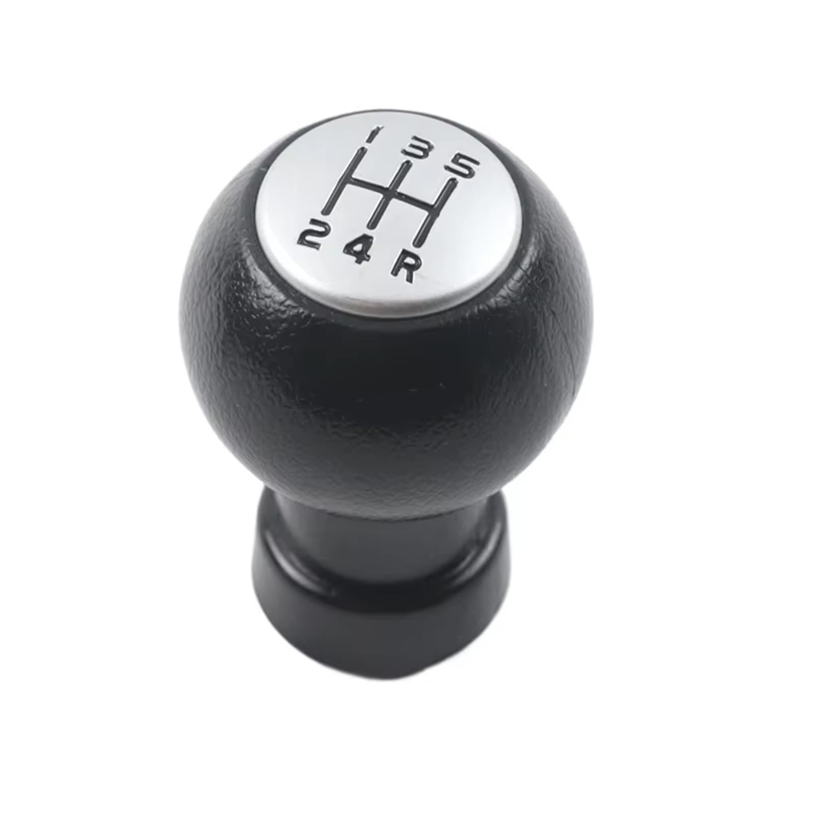 Schaltknauf Für Suzuki Für Swift Für SX4 Für Alto Für S-Kreuz Shifter Stick Hebel Stift Griff 5 Geschwindigkeit Schaltknauf Kopf Stick Shift Kunststoff Schalthebelknopf(Silver Black) von FLPLZKMNZK