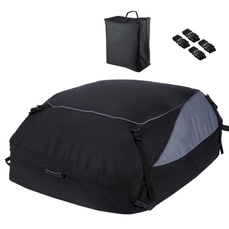 Dachtasche Auto Wasserdicht - Faltbare Dachbox Aus 600D Oxford Cloth | Staubdichte Dachkoffer Aufbewahrungsbox | Auto Dachgepäckträger Tasche Für Reisen Und Gepäcktransport von FLY FREE