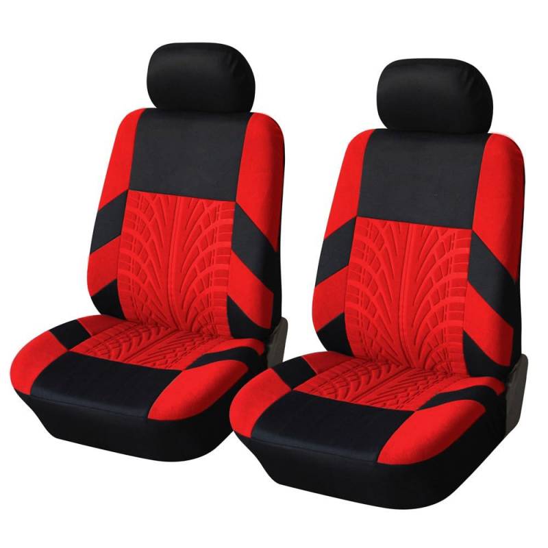 FLYIFE Auto Sitzbezüge für Mercedes Benz/AMG SLK SLC R170 R171 R172 SLK 55 32/SLK 350 280 250 200 5-Seats Universal rutschfest Allwetter Vordersitze Rücksitze Sitzschoner Schonbezüge,2 Seats-Red von FLYIFE