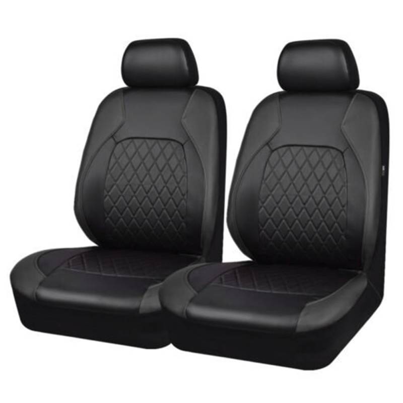 FLYIFE Universal Auto Sitzbezüge für Mazda MX-5 MX5 Miata Roadster (Type ND NC NB NB-FL NA) 5-Seats Allwetter rutschfest Leder Vordersitze Rücksitze Schonbezug Sitzschoner,2 Seats-Black von FLYIFE